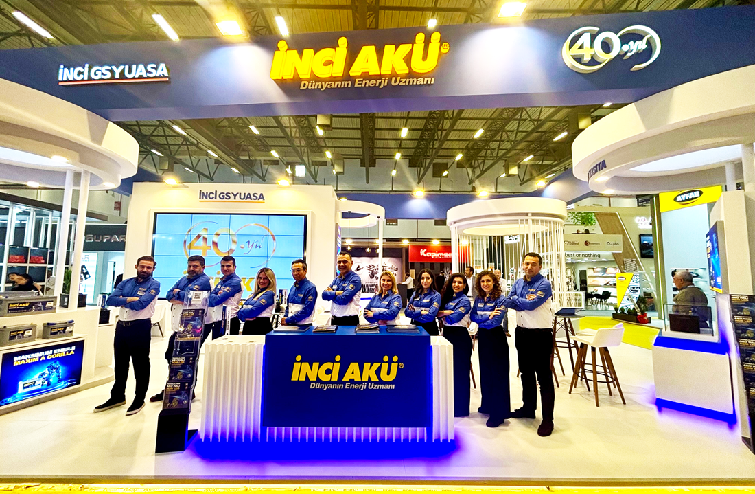 40.yılını kutlayan İnci Akü, Automechanika İstanbul’da yeni AGM Ağır Vasıta akülerini tanıttı.