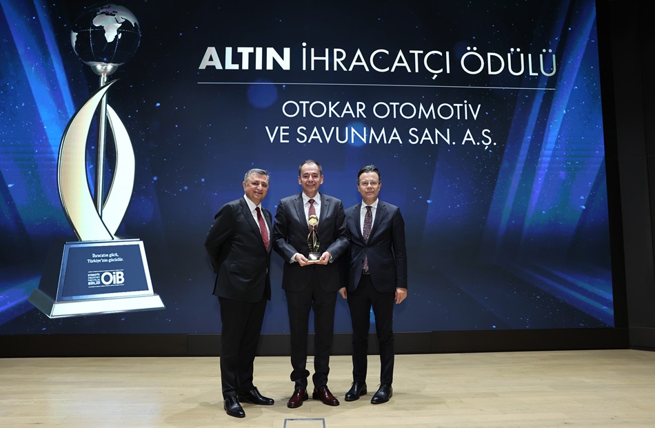 Otokar’a Altın İhracatçı Ödülü