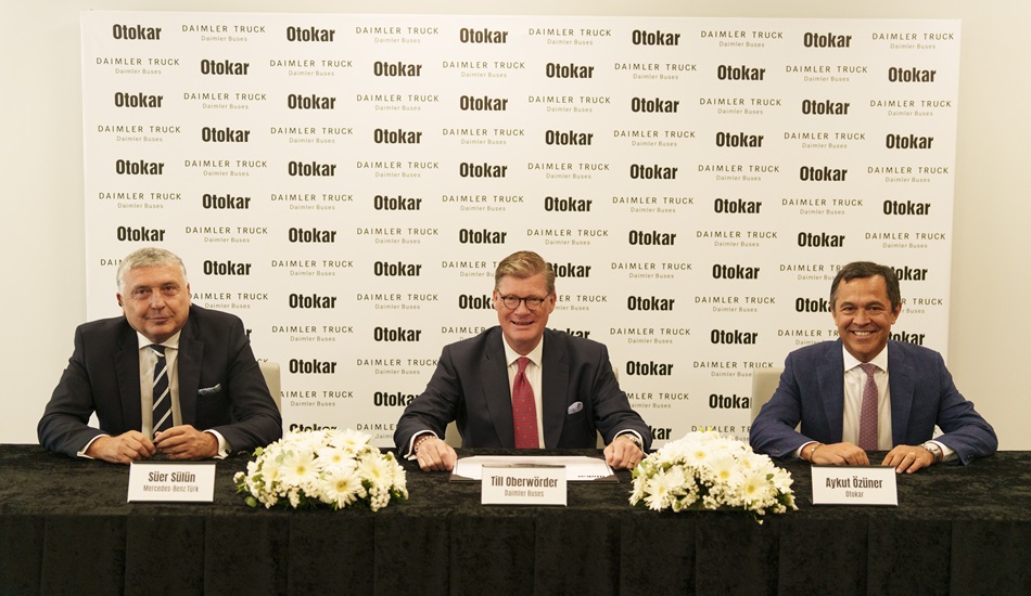 Otokar ve Daimler Buses Üretim Anlaşması İmzaladı
