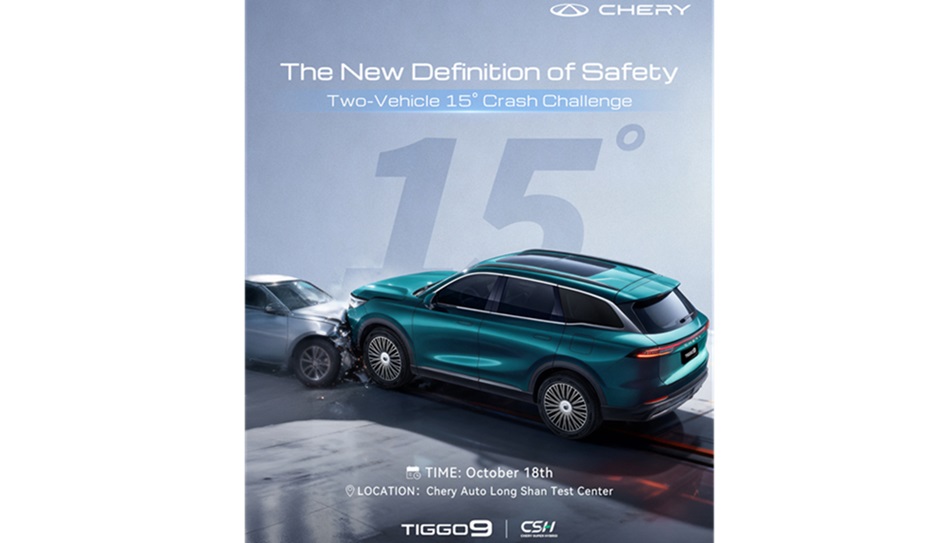 Chery to Push User Limits with Crash and All-Terrain Driving Challenges