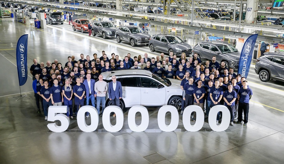 Hyundai Çek Fabrikasında 5 Milyonuncu Araç Üretildi.