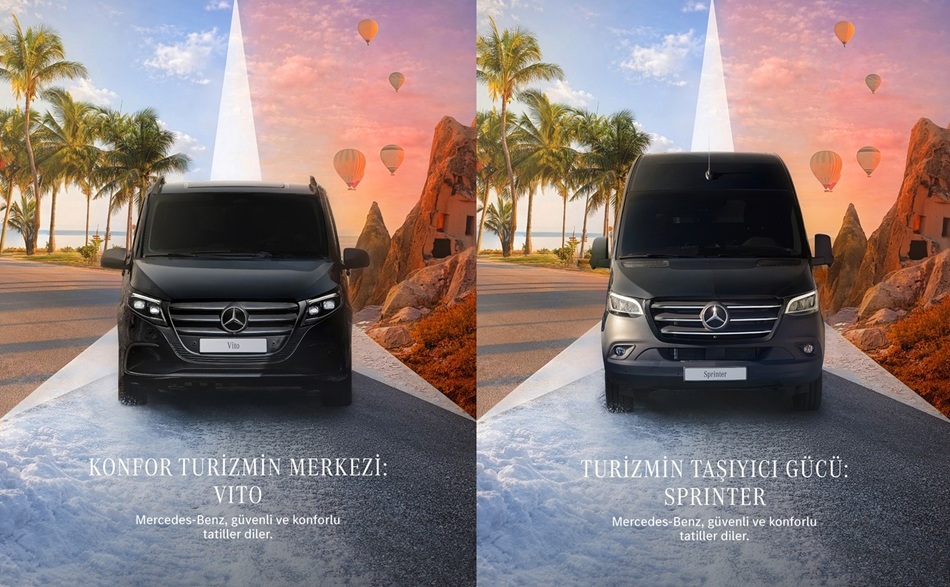 Turizm sektörü 2026 sezonuna Mercedes-Benz Hafif Ticari Araçlar ile hazırlanıyor