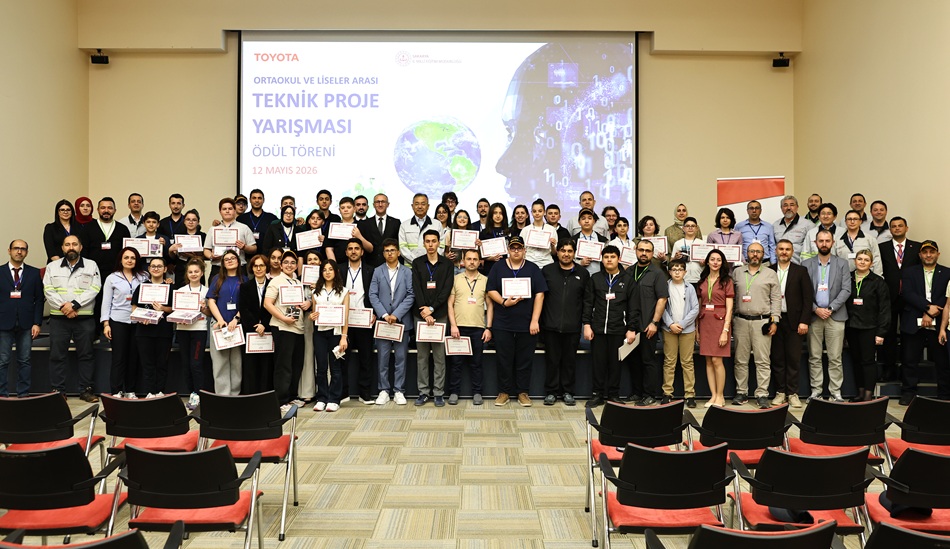 Toyota Otomotiv Sanayi Türkiye’den genç beyinlere destek: ‘Teknik Proje Yarışması’nın kazananları açıklandı